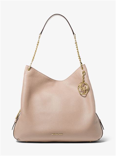 michael kors lillie pebble|Lillie Large Pebbled Leather Shoulder Bag .